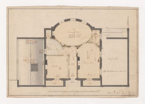 Ground principal storey plan for The Wick, Richmond Hill