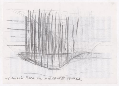 Competition for Park Avenida Diagonal, Barcelona: Conceptual drawings, including site plans, plans, and sections