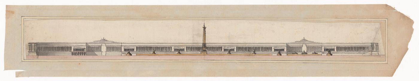Grand Prix design for a museum - elevation