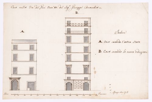 Casa Nella Via Del Pesci Num 8 Del Sig. Giuseppe Cornacchiel