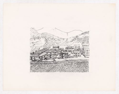 Drawing for a brochure on the project in Sichuan, China