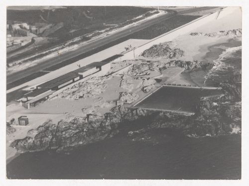 Aerial view of Piscina das Marés, Leça da Palmeira, Matosinhos, Portugal