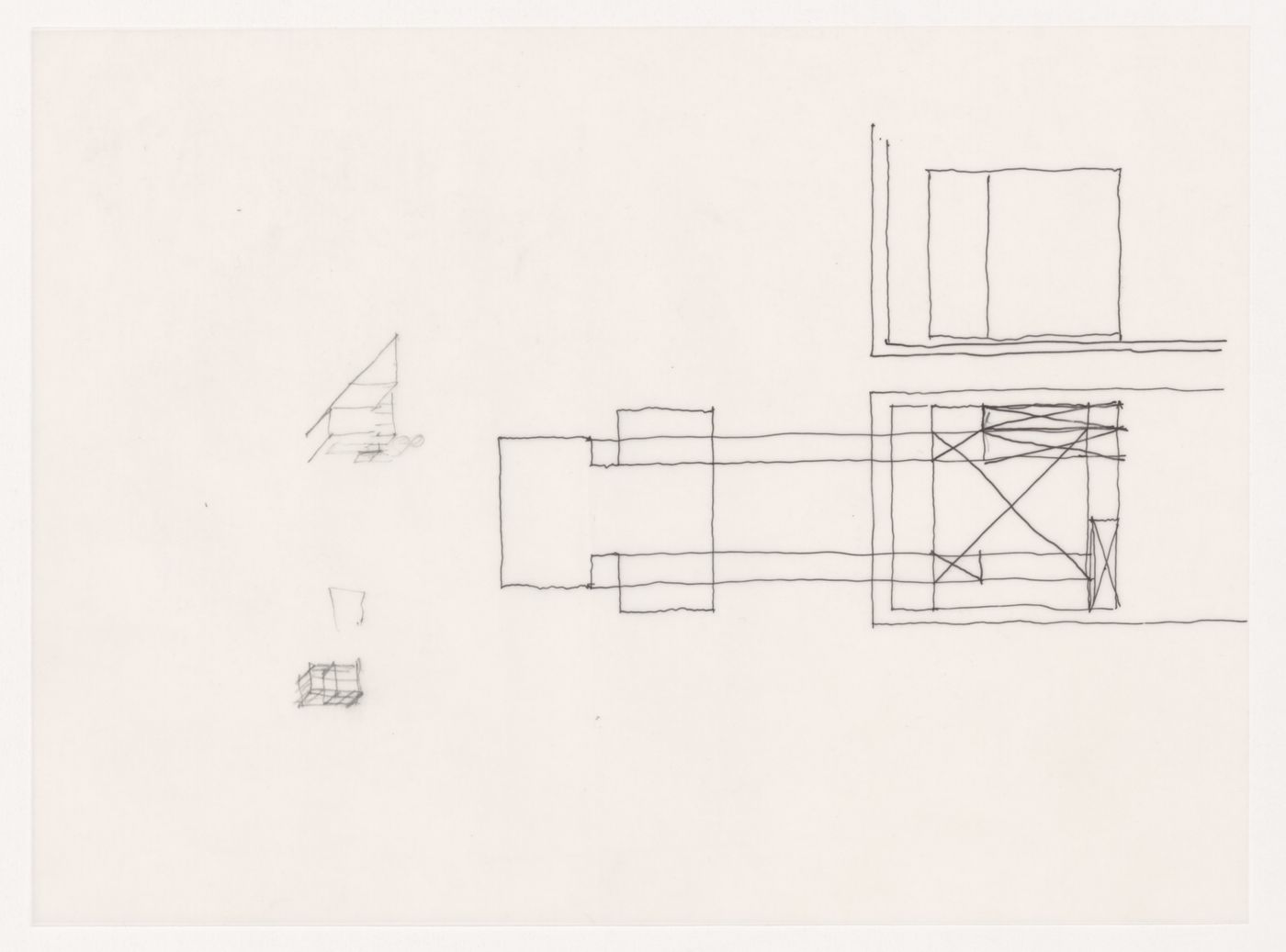 Sketches for House VI, Cornwall, Connecticut