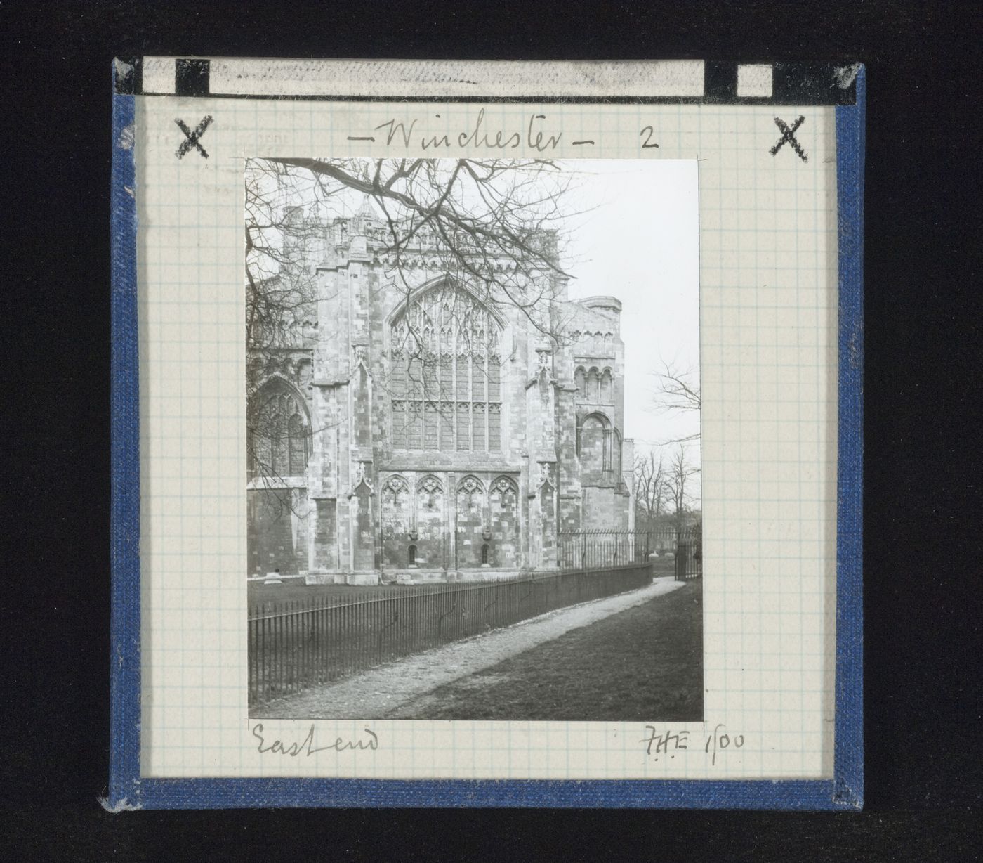 Exterior view of east end of Winchester Cathedral, Winchester, Hampshire, England