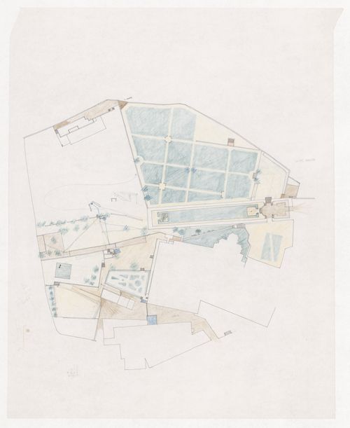Plan for Parque de Santo Domingo de Bonaval, Santiago de Compostela, Spain