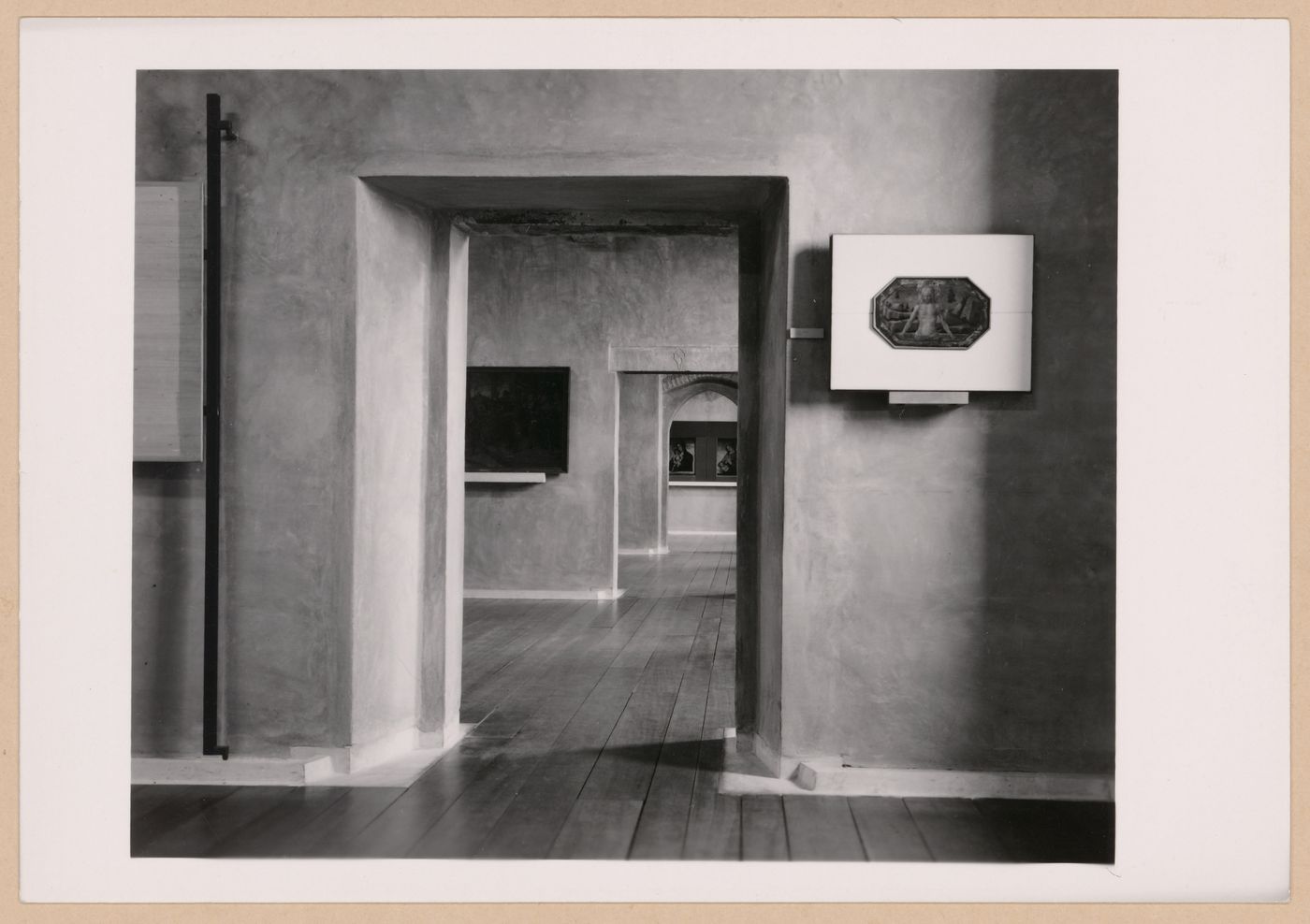 View of doorways, galleries and paintings, Museo di Castelvecchio, Verona, Italy