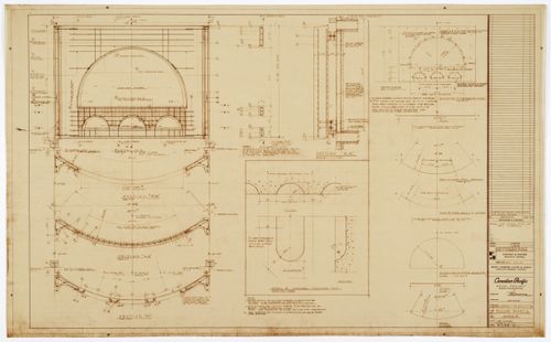 Development & reinforcing of facade panels, Scheme A, Canadian Pacific Hotel Project, Dominion Square, Montréal, Québec