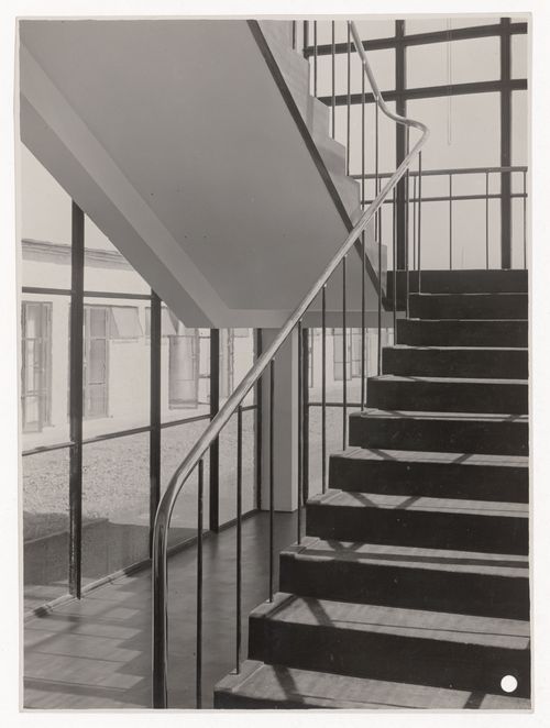 Architectural detail of unidentified modernist building, Germany ?