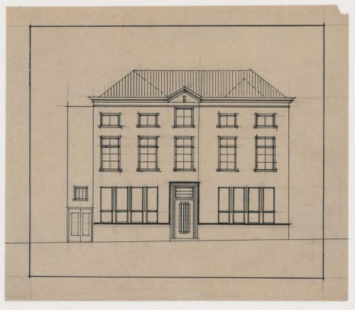 Elevation, possibly for a house, Netherlands