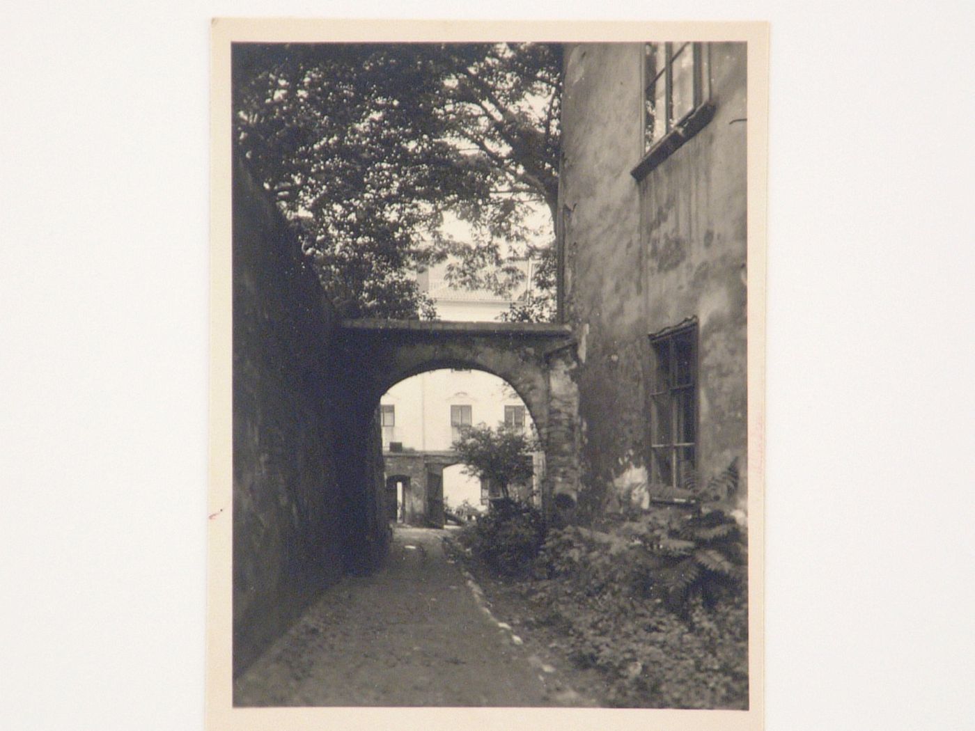 Archway, exterior, Brno, Czech Republic