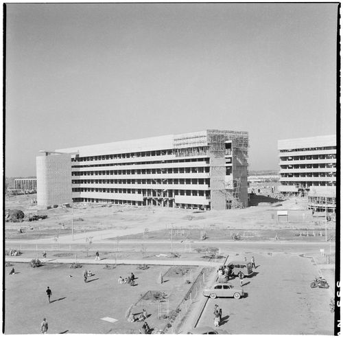 Research Blocks of the Postgraduate Institute of Medical Education and Research (PGIMER) under construction, Sector 12, Chandigarh, India
