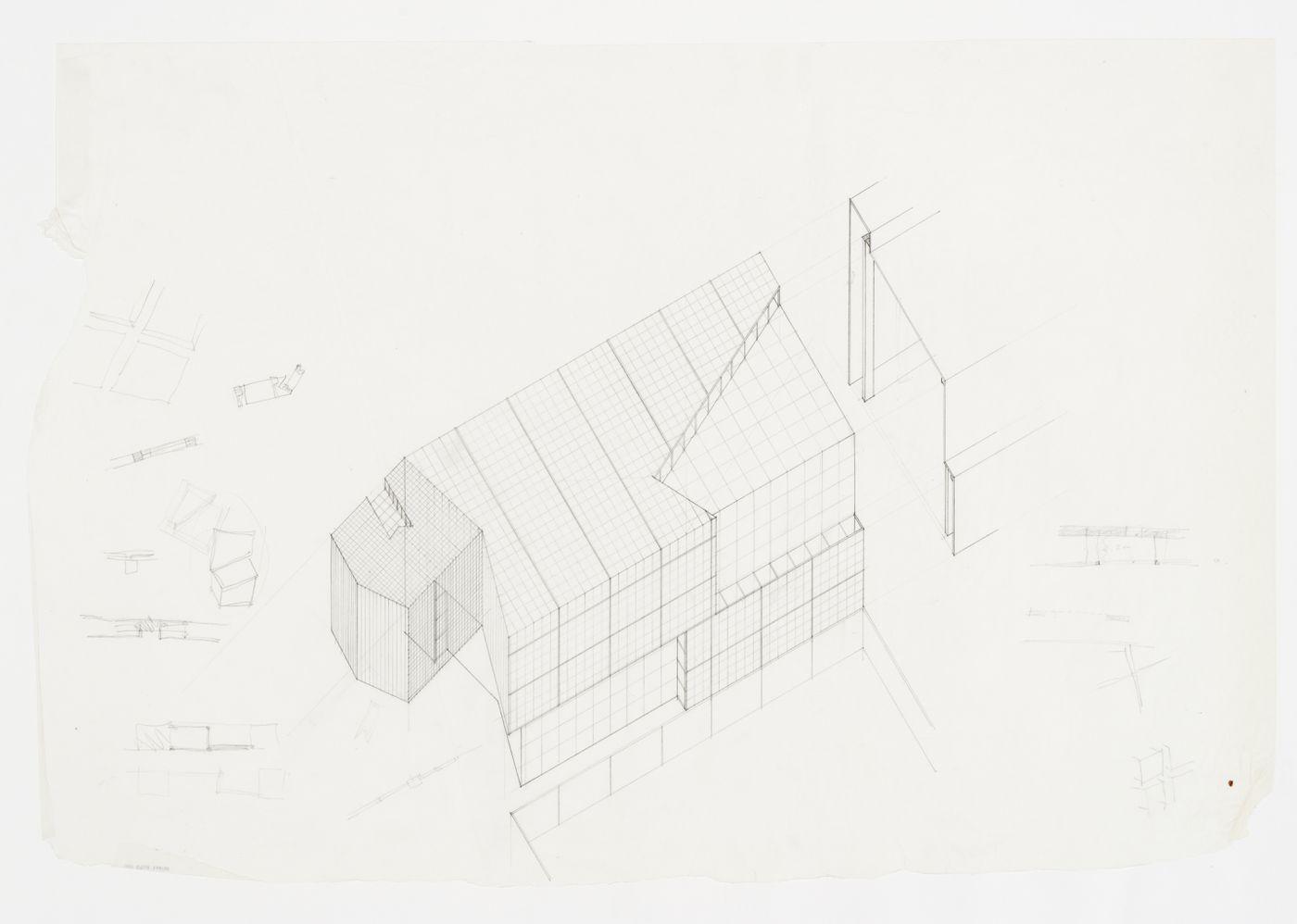 Plan oblique, Biozentrum - Biology Center for the J.W. Goethe University, Frankfurt am Main, Germany