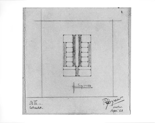 Colour composition, possibly for a carpet