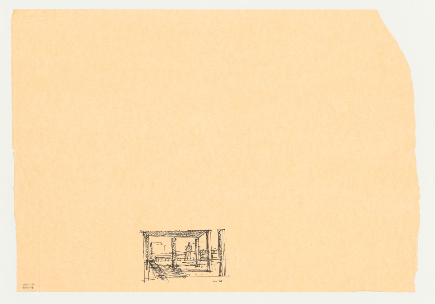 Perspective sketch for the Phoenix Municipal Government Center Competition