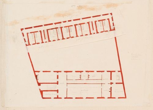 Palais de justice and prison, Toulon, France: Plan of the "3e étage"