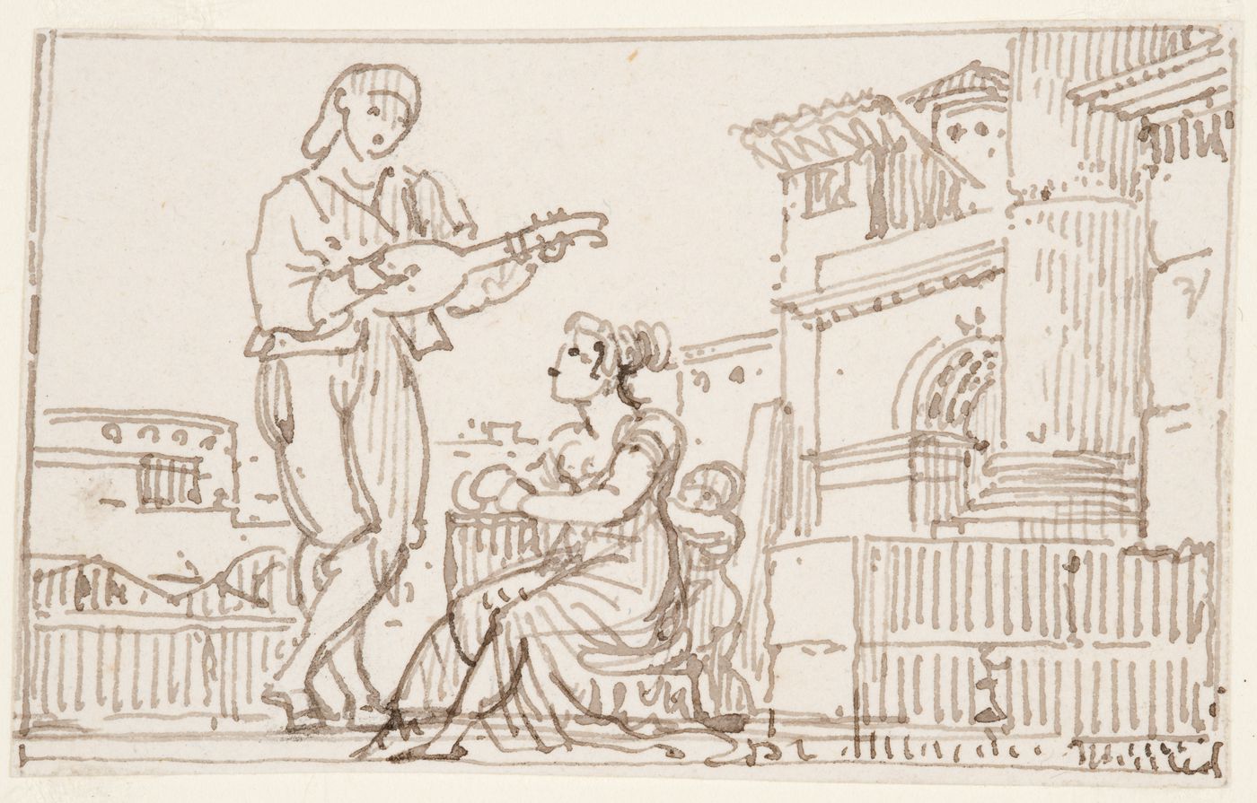 Imaginary view of Rome