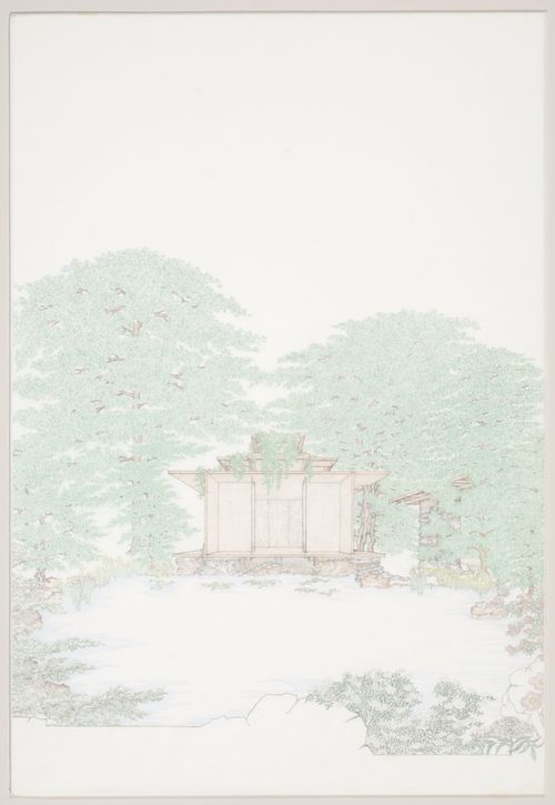 Perspective for the Alfred Caldwell Studio, Bristol, Wisconsin