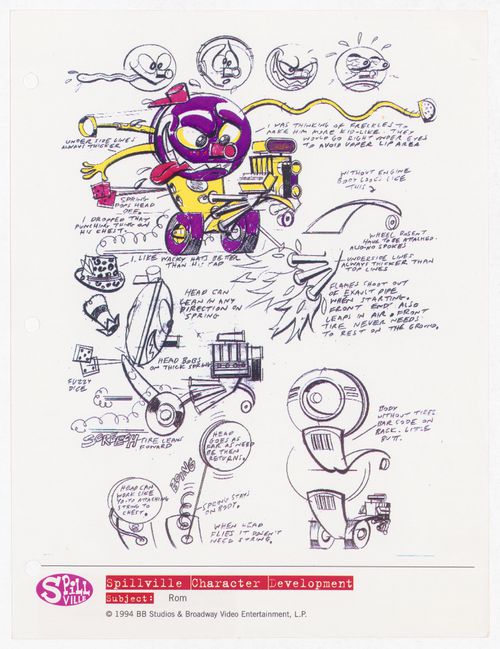 Character sketches by Mitch O'Connell for Spillville
