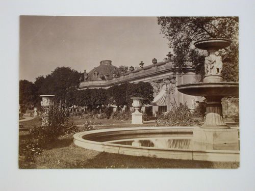View of Schloss Sanssouci [Sanssouci Palace] from the garden, Sanssouci, Potsdam, Germany