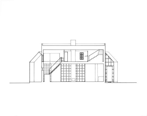 The Nofamily House - Illustrationdrawing - Section
