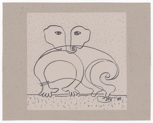 Drawing of abstract form by Aditya Prakash