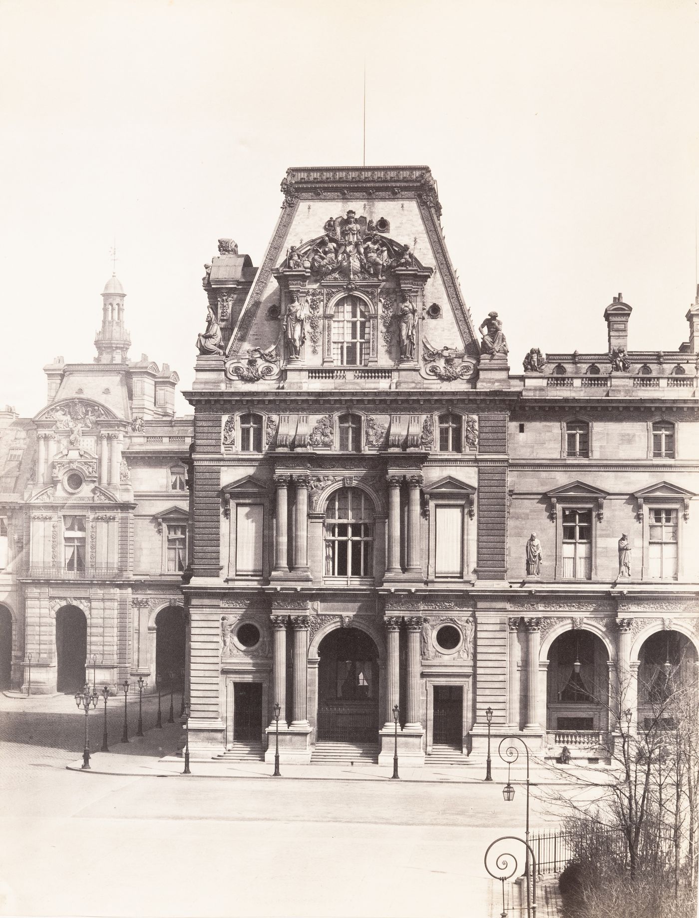 Plate from album ''Buildings, parks and streets of Paris, Versailles and environs, France''