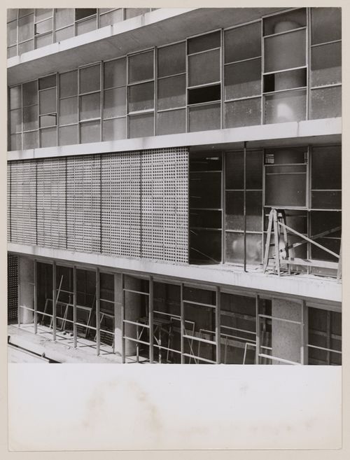 View of Eiffel Building, under construction, São Paulo, Brazil
