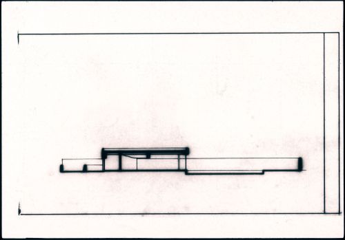 Slide of drawing for Casa Manuel Magalhães, Porto
