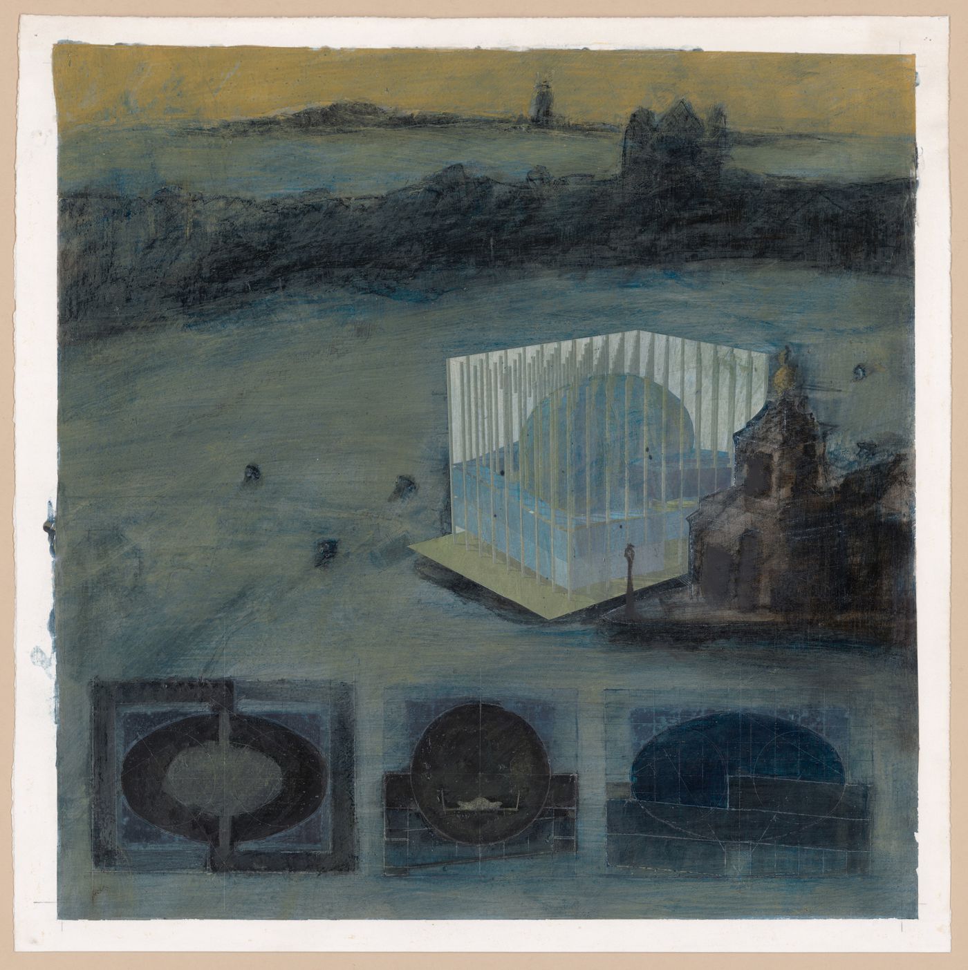 Panneau pour le projet Theatro del (Inner) Mondo