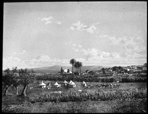 View of an archeological site near the Dead Sea, Israel