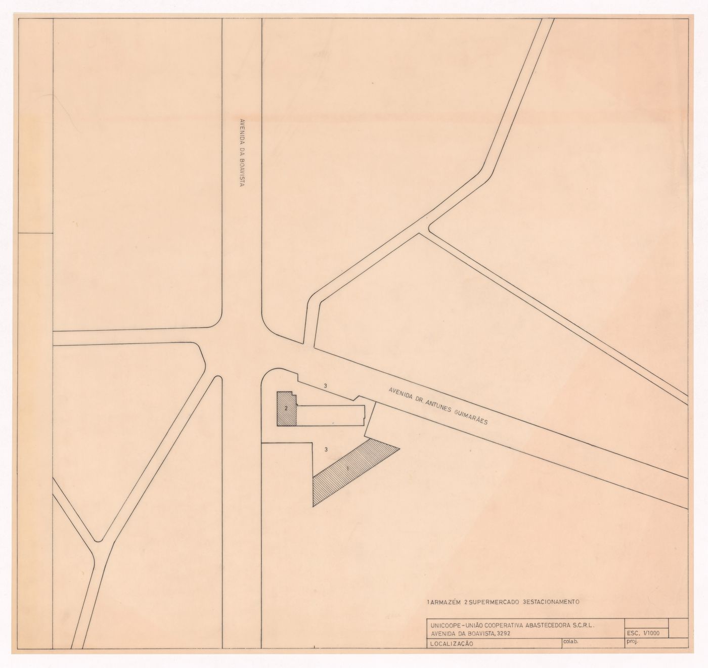 Site plan for Cooperativa Unicoope Domus / Boavista, Porto, Portugal