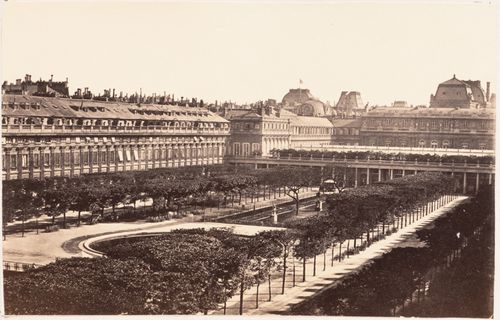 Plate from album ''Buildings, parks and streets of Paris, Versailles and environs, France''