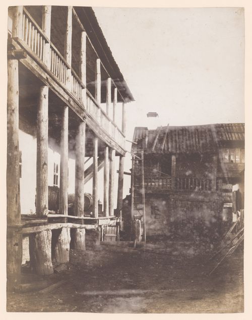 Exterior view of a posthouse, Kiev, Russia (now in Ukraine)