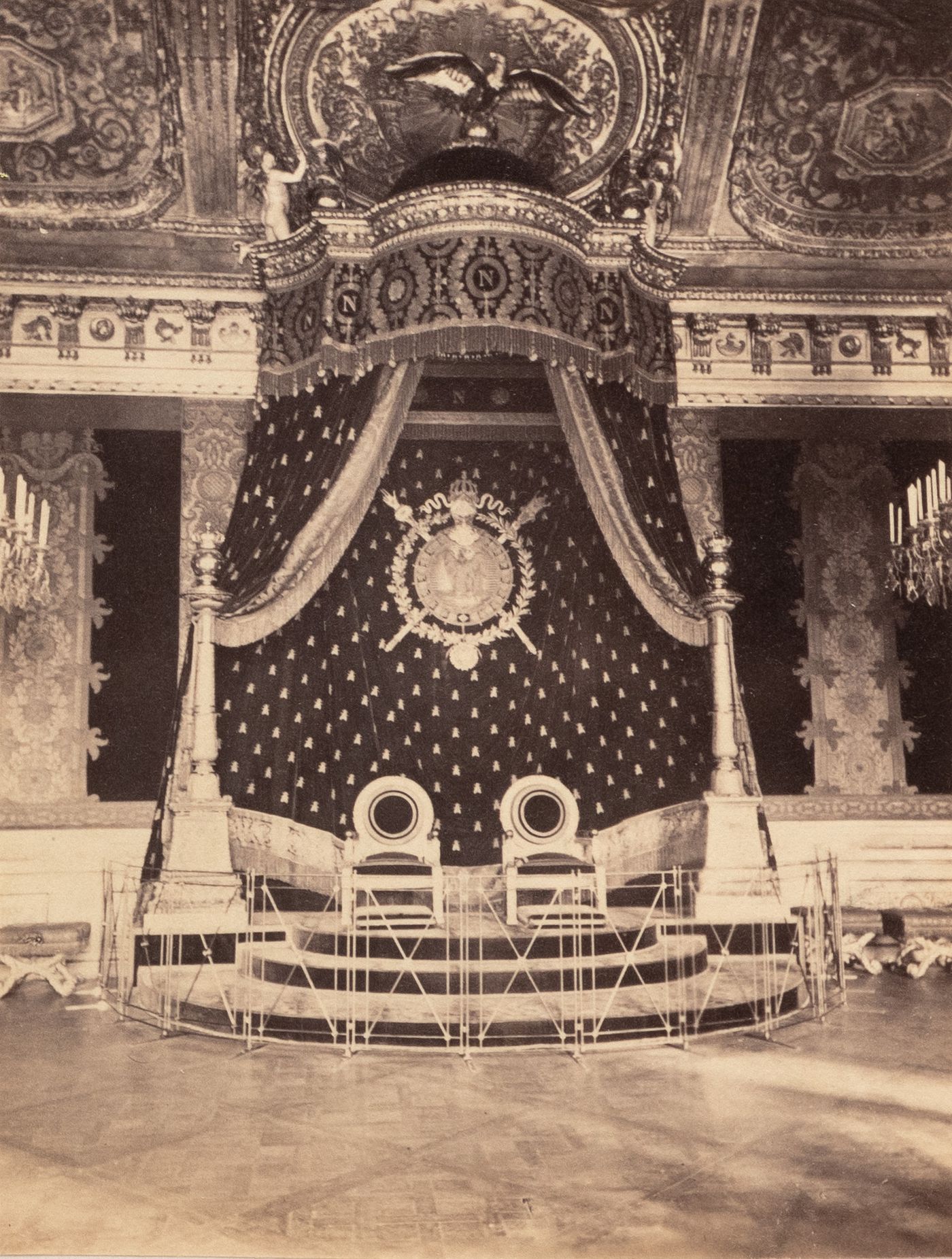 Plate from album ''Buildings, parks and streets of Paris, Versailles and environs, France''