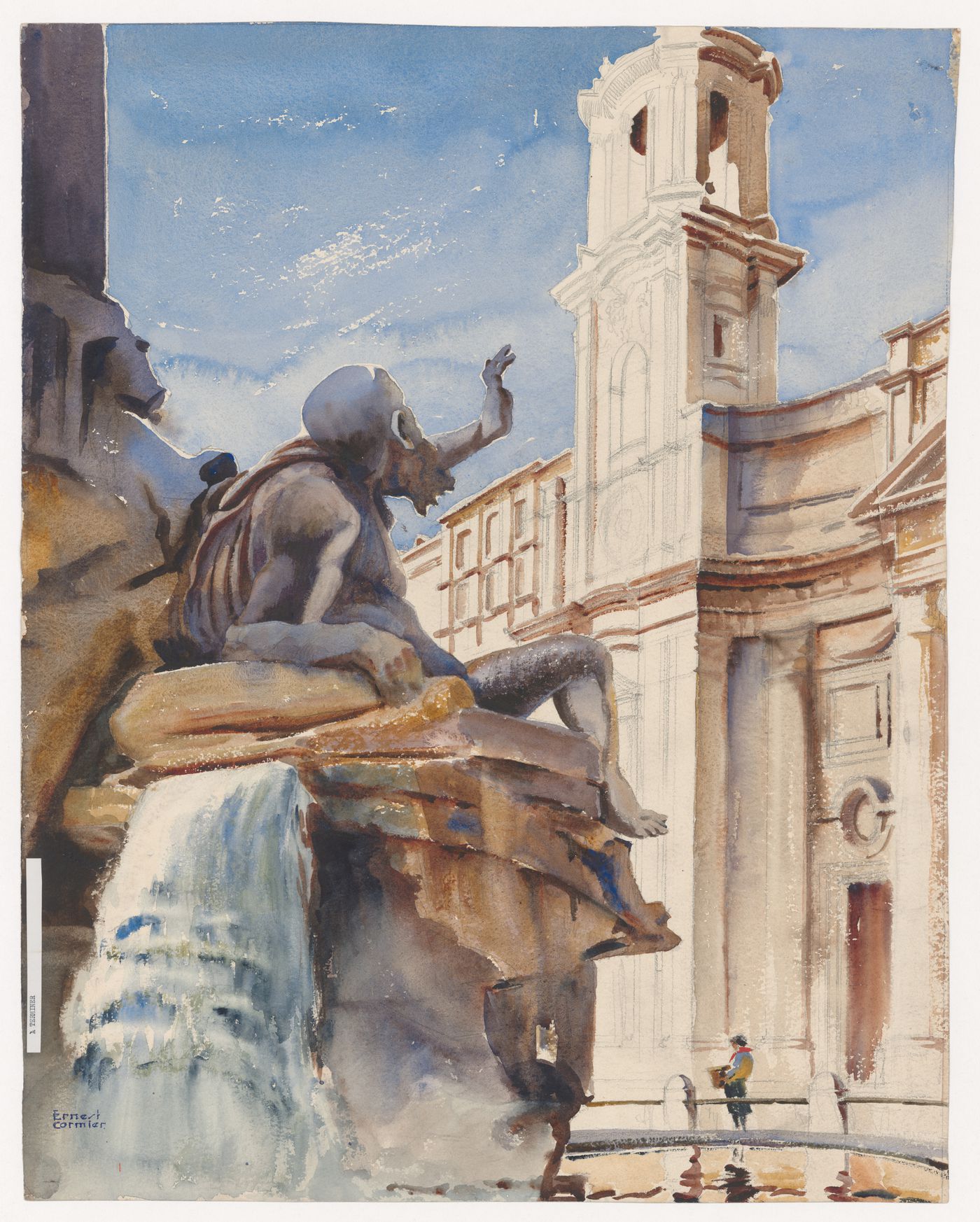 Vue de la Piazza Navona, Rome, Italie