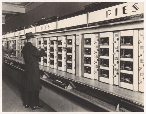 View of Automat restaurant at 977 8th Avenue, New York City, New York