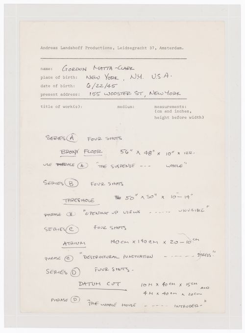 Layout instructions for publication