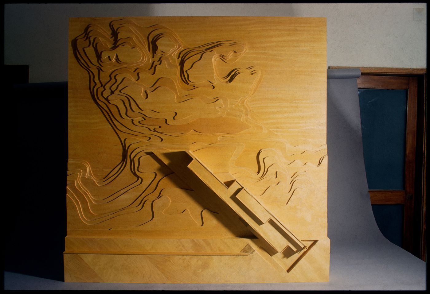 View of model for Restaurante para a Piscina de Mares, Leça da Palmeira, Portugal