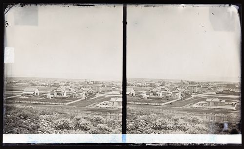 Stereograph of panorama of San Diego, California, United States of America