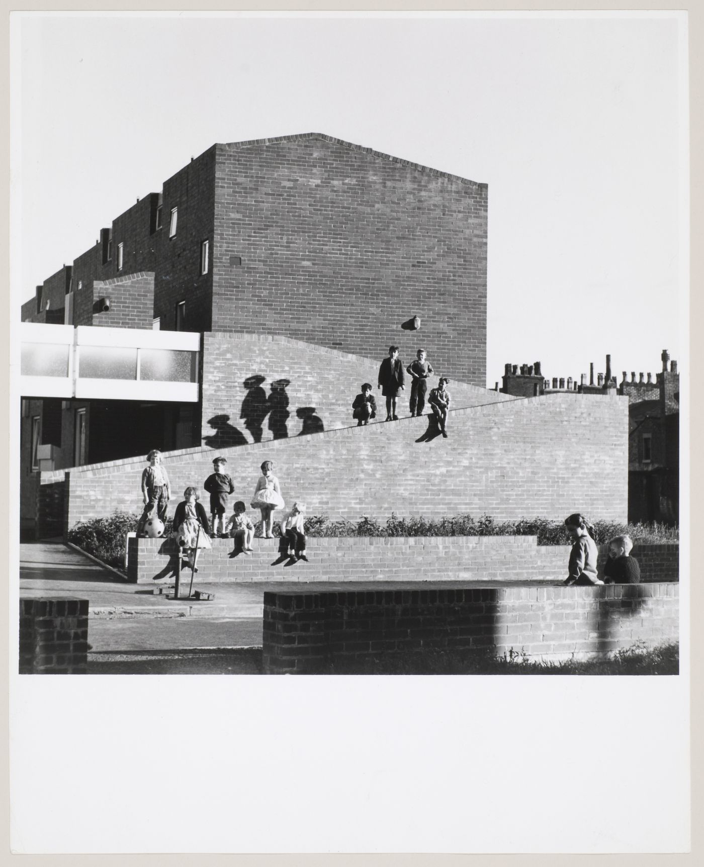 View of Housing redevelopment in Avenham, Preston, England