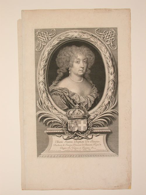 Portrait bust of Marie Jeanne Baptiste de Savoye