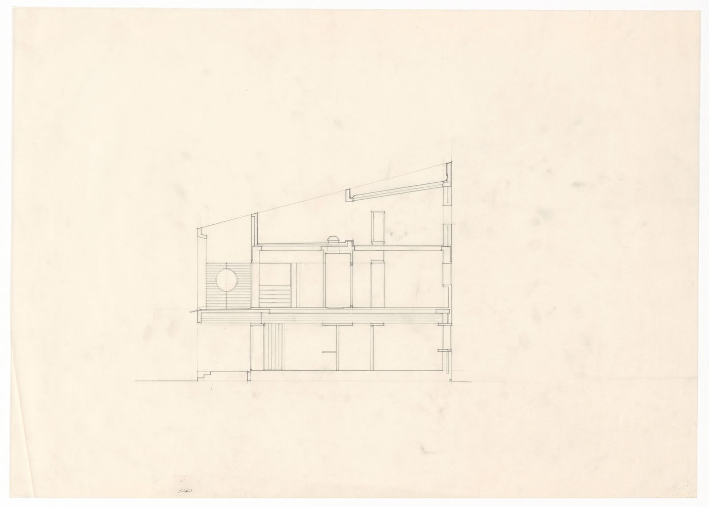 Section for Casa Rizzetto, Caorle, Italy