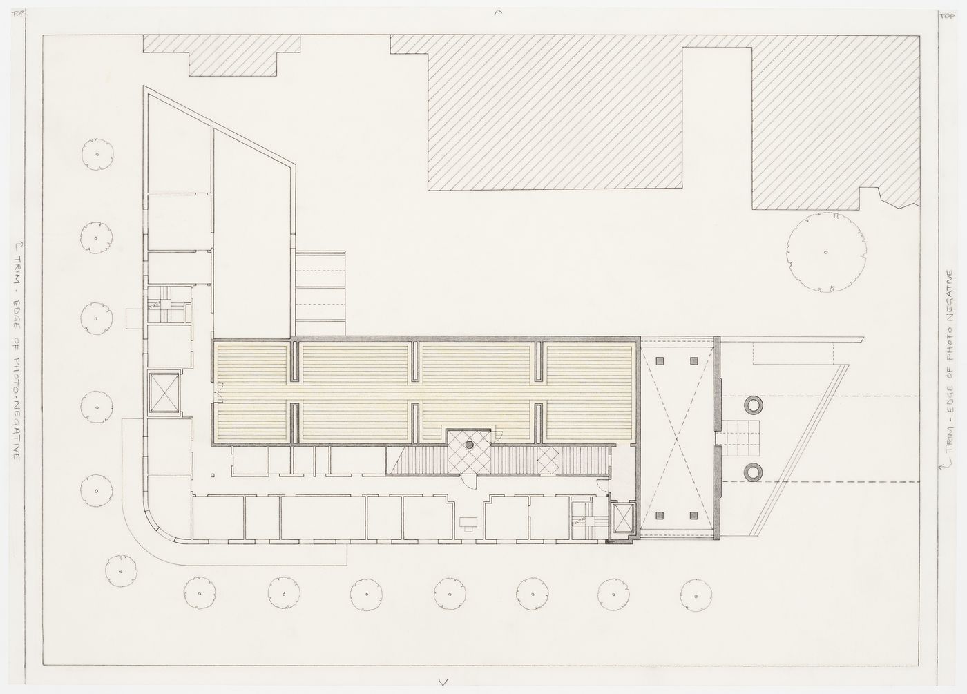 Arthur M. Sackler Museum, Harvard University, Cambridge, Massachusetts: floor plan for first gallery level