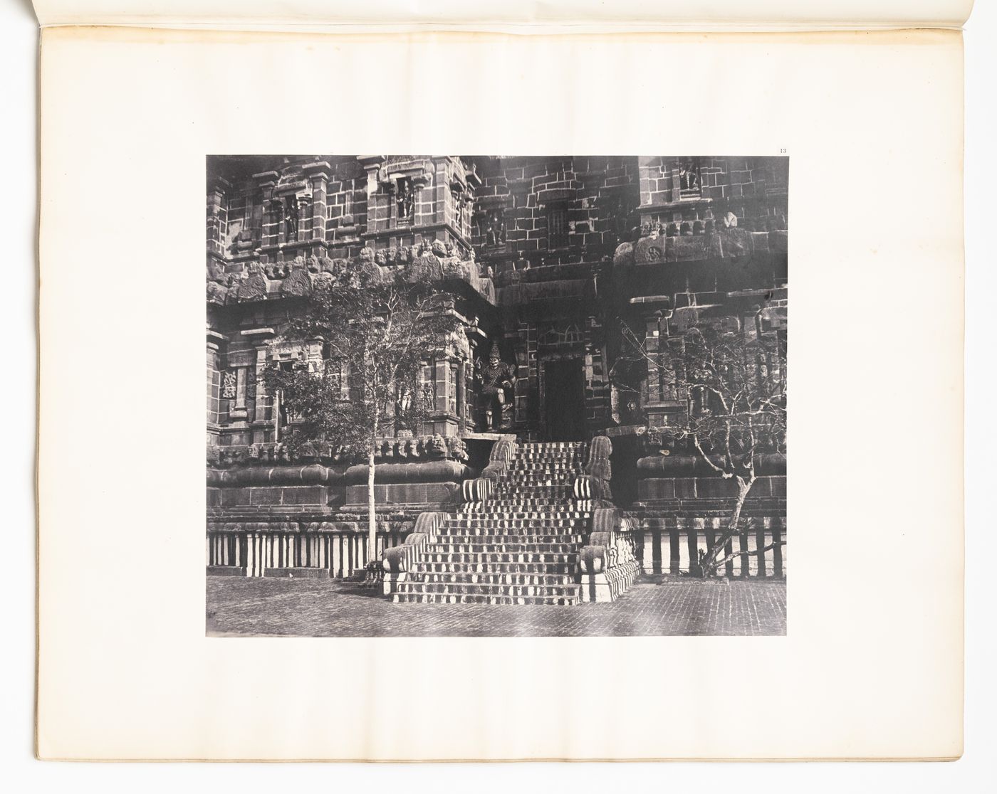 Tanjore. Great pagoda, side entrance to the interior of the bimanum