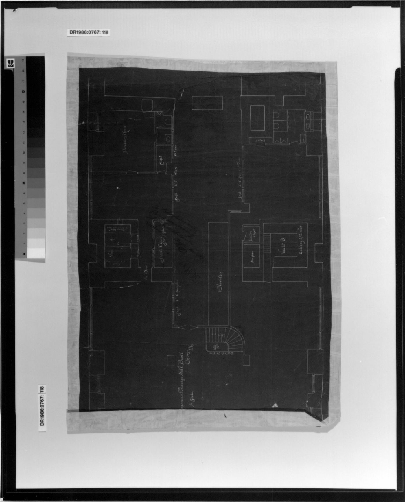 Monadnock Building, Chicago: Plan for the American Exchange National Bank