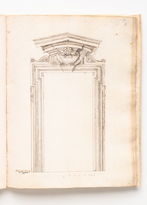 Elevation of portal of the Palazzo dei Conservatori, Rome
