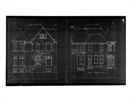 House for Simpson & Peel at Côte-des-Neiges & McGregor - rear
