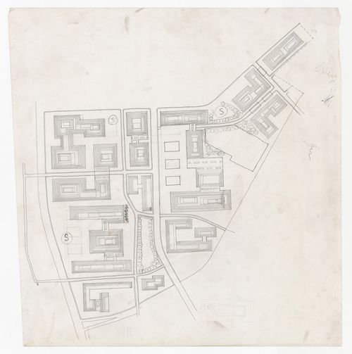 Site plan for Tel Aviv competition