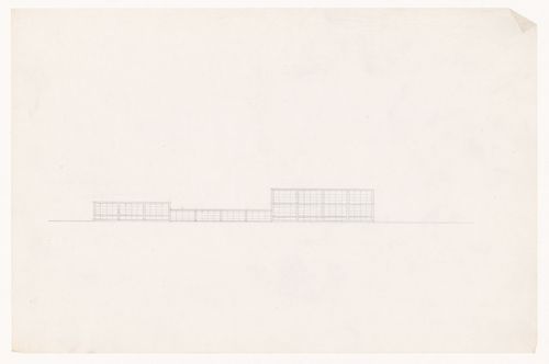 Principal elevation for the Field House, Gymnasium and Natatorium complex