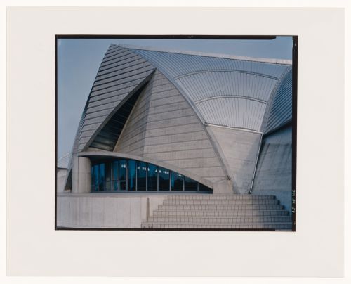 View of the Fujisawa Municipal Gymnasium, Japan